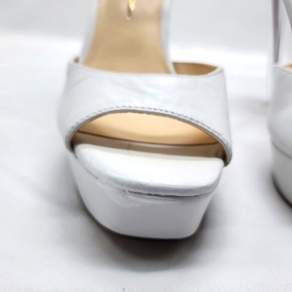 JESSICA SIMPSON-PISILA-2-HEELED LEATHER■SANDAL ANKLE STRAP- ■NWOB■ 💎LADIES 8💎 - Picture 5 of 16